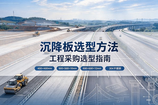 利津沉降板选择方法