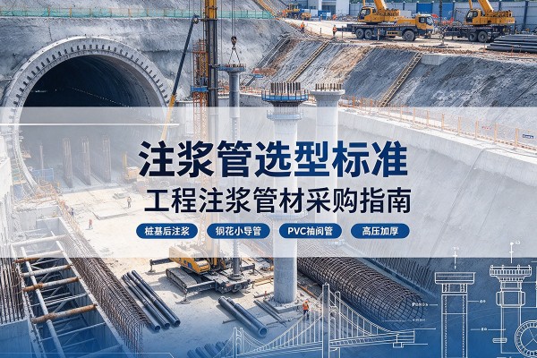 利津注浆管选型标准