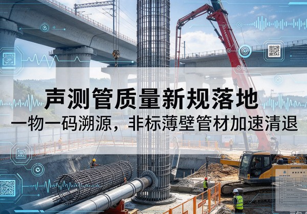 利津声测管质量新规落地，一物一码溯源，非标薄壁管材加速清退