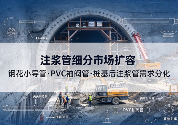 利津注浆管细分市场扩容，隧道钢花小导管、PVC 袖阀管、桩基后注浆管需求分化